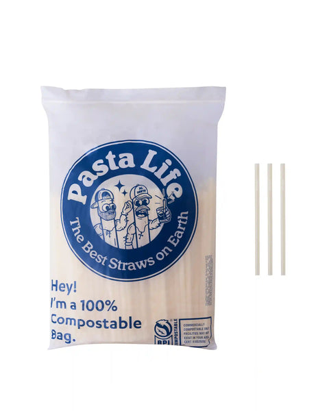 5.5" Cocktail Pasta Straws - Unwrapped