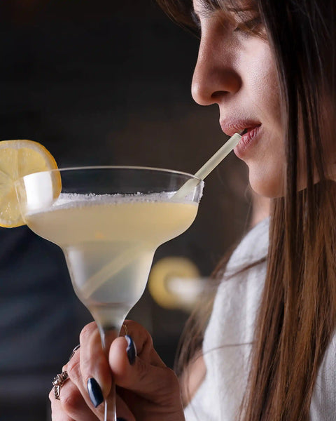 5.5" Cocktail Pasta Straws - Unwrapped