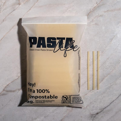 Pasta straws for bars biodegradable straws gluten-free bulk straws