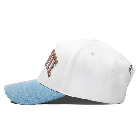 Al Dente Off-White & Denim Hat