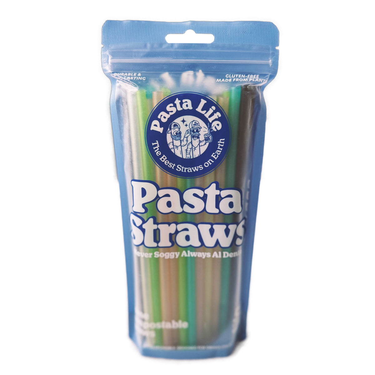 Pasta Life Pasta Straws by PASTA LIFE® | Biodegradable straws for drinks | Bulk