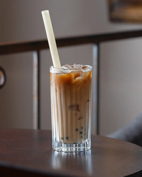 10" Boba / Milkshake Pasta Straws - Unwrapped, Pointed Tip