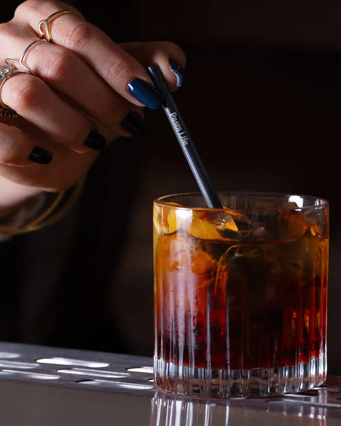 5.5" Cocktail Pasta Straws - Unwrapped