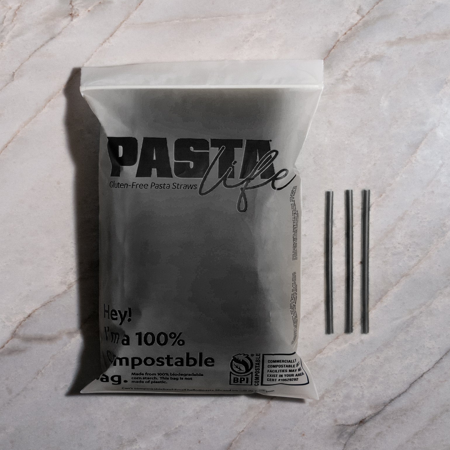 Pasta Life Pasta Straws by PASTA LIFE® | Biodegradable straws for drinks | Bulk