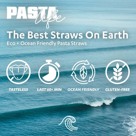 8" Smoothie Pasta Straws - Unwrapped