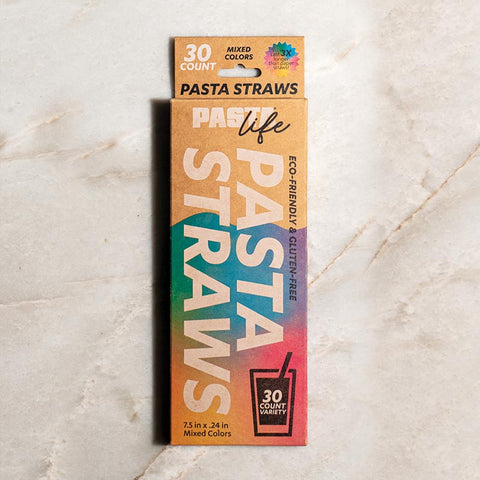 30ct Pack 7.5" Pasta Straws (Case)