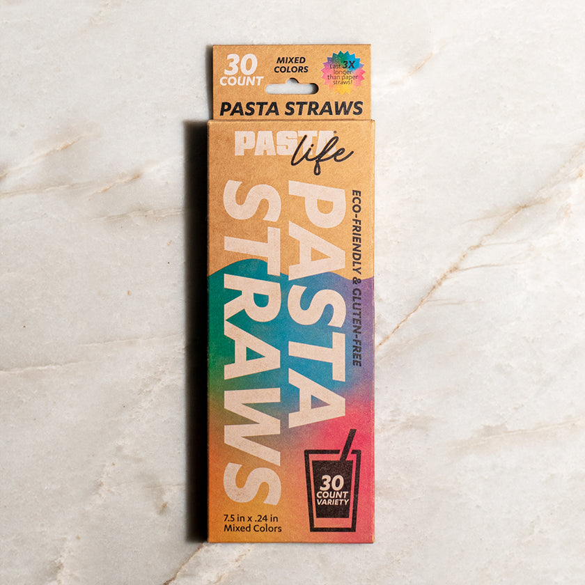 Pasta Life Pasta Straws by PASTA LIFE® | Biodegradable straws for drinks | Bulk