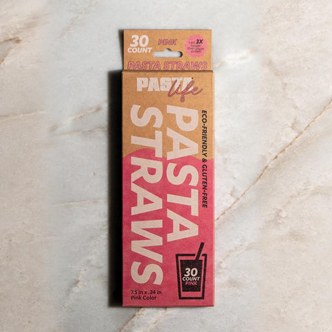 30ct Pack 7.5" Pasta Straws (Case)