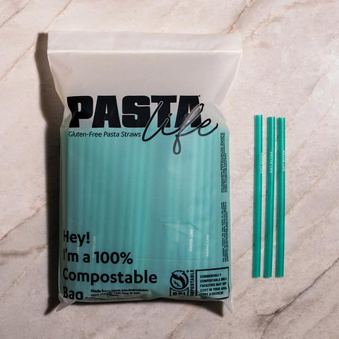 Pasta Life Pasta Straws by PASTA LIFE® | Biodegradable straws for drinks | Bulk